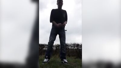 Outdoor Twink Exhibition - College Jock Strips and Jerks!