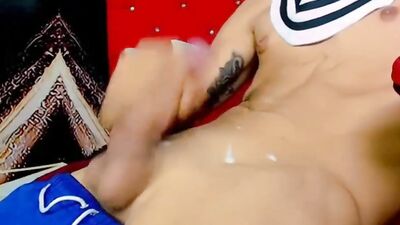 Cumming Latino Solo - LucasBig1003 Cums 02!