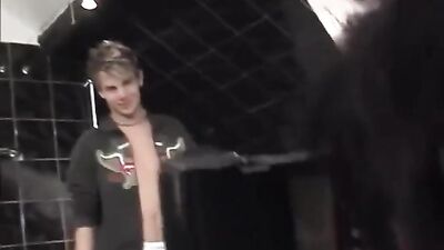 Bareback Fun in the Bathroom with Gay Model Twinks!