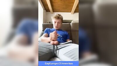 Blond SVEN Cumshot Showdown - Amateur Big Cocks Meet Blonde Boys in a Porn-Fueled Orgy!