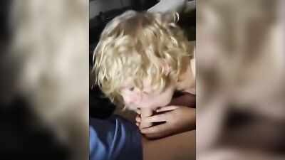 Fresh Cum Load for Blond Twink Web-Cam Boy - Femboy gets a mouthful