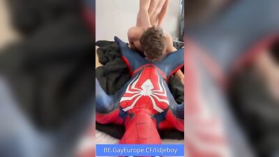 Belgian Threesome Cospaly Adventure - SpiderGay!