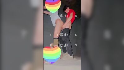 Explosive Amateur Asian Ass Play: Naughty Boys Wild Side