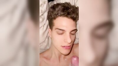 Handsome Guy Facial Oral Explosion!