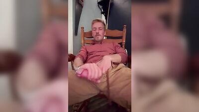 Gay Blonds Jerk Cum on Rocking Chair 287: The Ultimate Amateur Big Cocks Experience