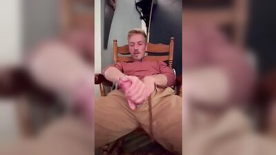 Gay Blonds Jerk Cum on Rocking Chair 287: The Ultimate Amateur Big Cocks Experience