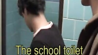 Young Twink Sex: School Toilet Adventure