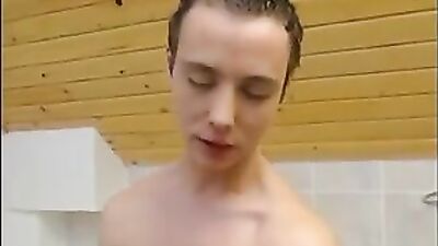 Gay Porn Twinks Couple Flip-Flop Bathroom Sex