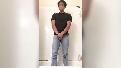 Gay Porn Star Caleb Roberts Cant Hold It In