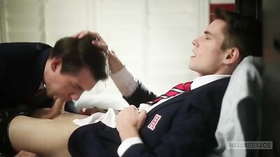 Gay Porn Stars Showdown - Twink Room Fuck Sex Classmates