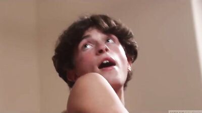 Curly Hair Bareback Passion - Cute Young Twinks Take on Big Dicks!