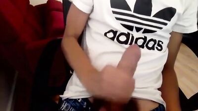 Tight Uncut Under Web-Cam Blonds: The Ultimate Cumshot!