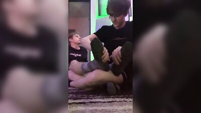 Hot Jonas Bridges Footplay - Foot Fetish Delight!