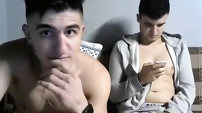 Turkish Friend Guys Masturbation Webcam Revisited: Hot Muscle Boys Pumping Their Cocks in Front of the Camera!