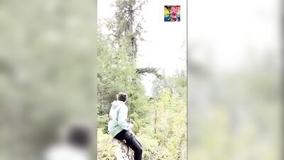 Forest Fuck Fest! - Solo Sex Web-Cam Cum Shots Public Outside Jerking Time