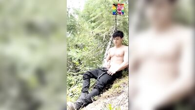 Forest Fuck Fest! - Solo Sex Web-Cam Cum Shots Public Outside Jerking Time