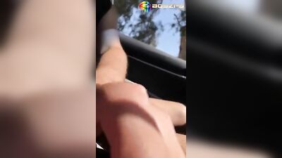 Exposed Teen Caught by Man in Public! - Big Cocks, Solo Outside, Cum Shots