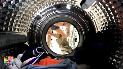 Inside The Dryer: Bareback Twinks Cumshots!