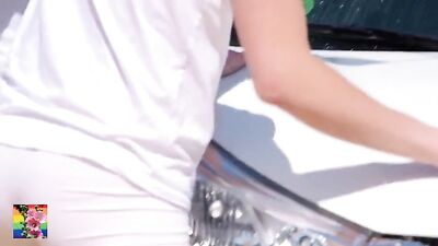 Bareback Twinks @ The Carwash: Cum Shots Exposed!