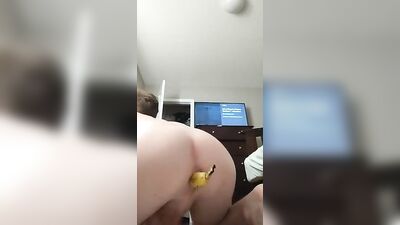 Banana Cumshot Combo: Twink Ass-Play with Gay Porn Stars!
