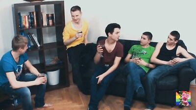 Old Vintage Orgy: Hot Groupsex Action Bareback Cum Shots!