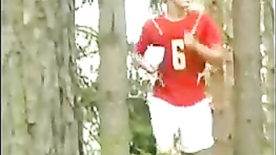 Gay Outdoors - Double Cumshot Action in the Wild!