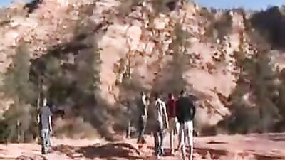 Gang of Muscle Boys Get Down and Dirty in Gay Porn Video Shoot!