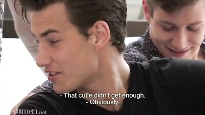 Twinks Bareback Threesome Sex Porn Boys - Hardcore Action with Big Cocks and Oral Pleasures!