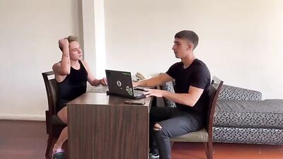 Job Hunting Argentine Sissy: Amateur Bareback Muscle Boy Cum Shots!