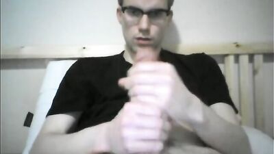 The Hottest Blonde Nerd with Monster Cock: A Solo Cam Cumming Experience