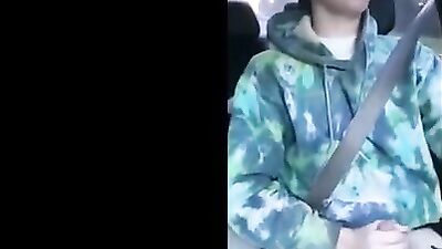 Gay Thrill Ride: Boy Drives and Cums for You Porn