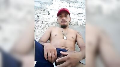 Cum Outside Again with Older Dude! - Amateur Cum Shots Handjob Public Outside Solo