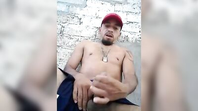 Cum Outside Again with Older Dude! - Amateur Cum Shots Handjob Public Outside Solo