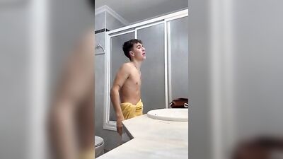 Cute boy teasing - Exploring new boundaries with hot men!