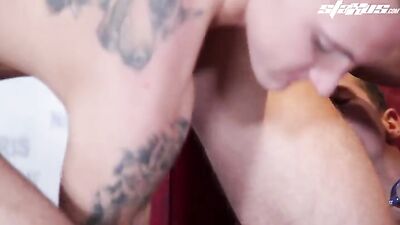 Double Penetration Threesome: Gay Porn Video with Multiple Orgasms