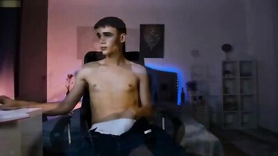 Horny Amateur Web-Cam Boy Cum PEFR - Very Hot Action!