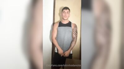 Latino Twink Boy Cock Worship: Big Amateur Cum Shots