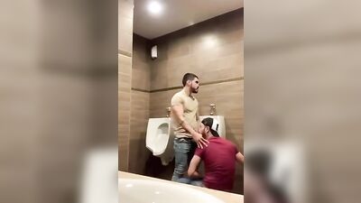 Raw Mall Public Bathroom BJ and Fuck - Twink Selfie Adventure!