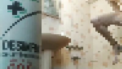 Gay Porn Twink Showerspied by Straight Boys!