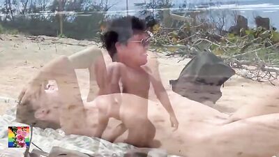 Gay Porn Twinks Takeover on Nude Beach! (190 characters)