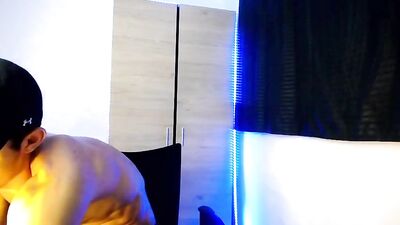 Gay Latino Jock Stroking His Dazzling Dick Until He Cums!