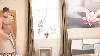 Gay Porn Stars Cristian & Ashton - Explosive Bareback Action