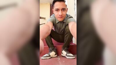 Miguel Lopez Llanes Outdoor Exposed Adventure - Latino Faggot Solo Jerk