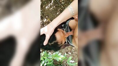 Glasses Gaysian Outdoor Blowjob - A Web-Cam Adventure!