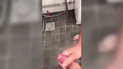 Buddies Jizz On Each Other As They Jerk Each Other In Wet Room: Twink Selfies and Cum Shots!