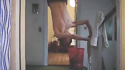 Handsome twink jerks with style in the park!