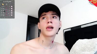 Young Cam Boy Goes Wild in Private Room Show!