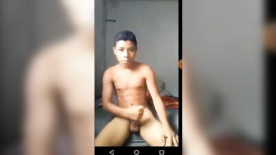Black Twink Cums big live on app chat - Exclusive Web-Cam Performance by a Straight Black Amateur!