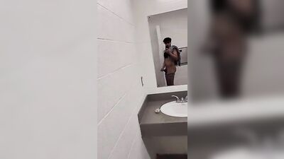 Latino Jerks In Public Restroom Bathroom Toulet boys porn