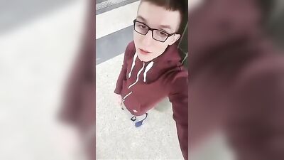 Risky Masturbation in Public: Cum Shots with Big Amateur Cocks!